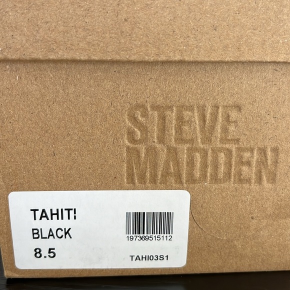 Steve maddenTahiti slide sandals, black simple sandal - Picture 6 of 10